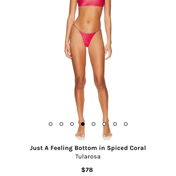 NEW Tularosa Bikini Set red spice XS - Picture 13 of 13